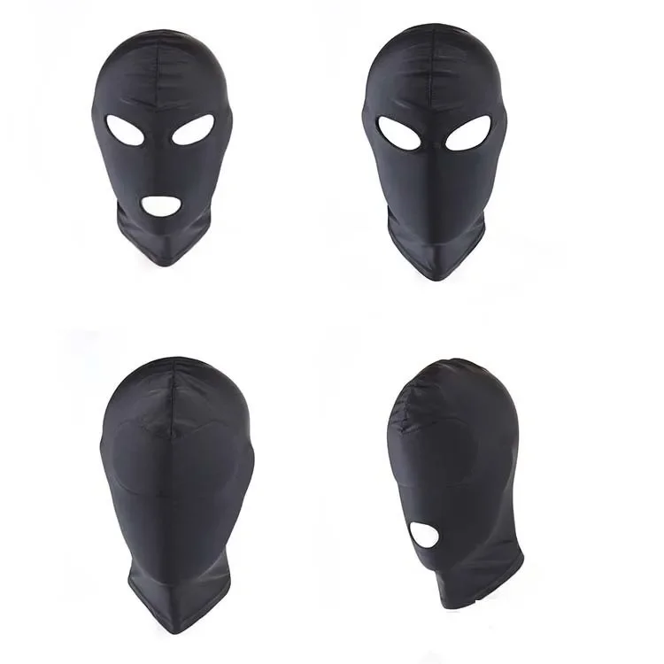 Unisex Women Mens Face Mask Adults Masks Cosplay Props for Nightclub Slave Punish Headgear Adult Game Bondage Set