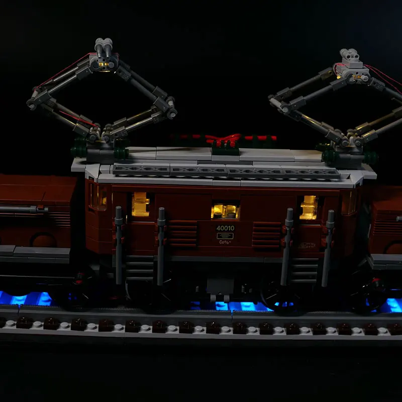 LED-lichtset voor LEGO 10277 Krokodillocomotief Lamp Ideeën DIY Cadeau (exclusief bouwstenen Bakstenen Kits Sets Model)