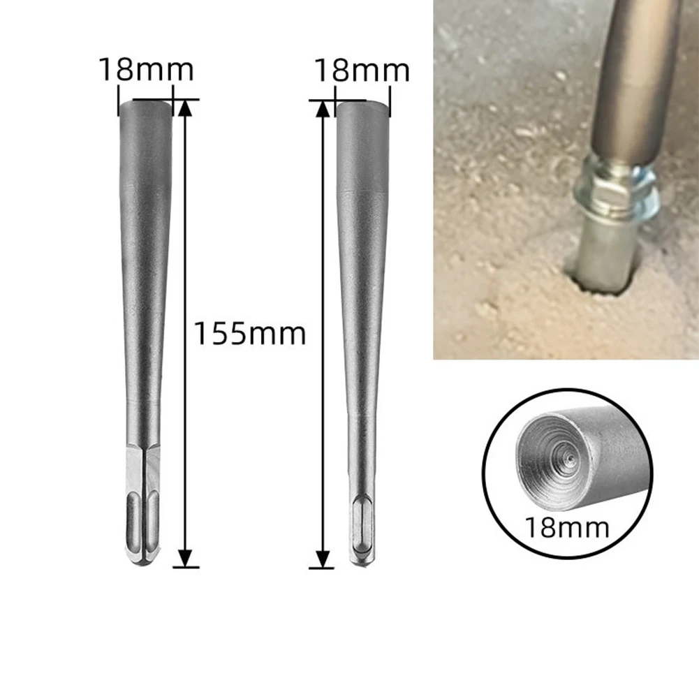 Expansion Bolt Strikes Concave Head Electric Hammer Head Round/Square Shank For Threaded Nails Power Tool Accessories