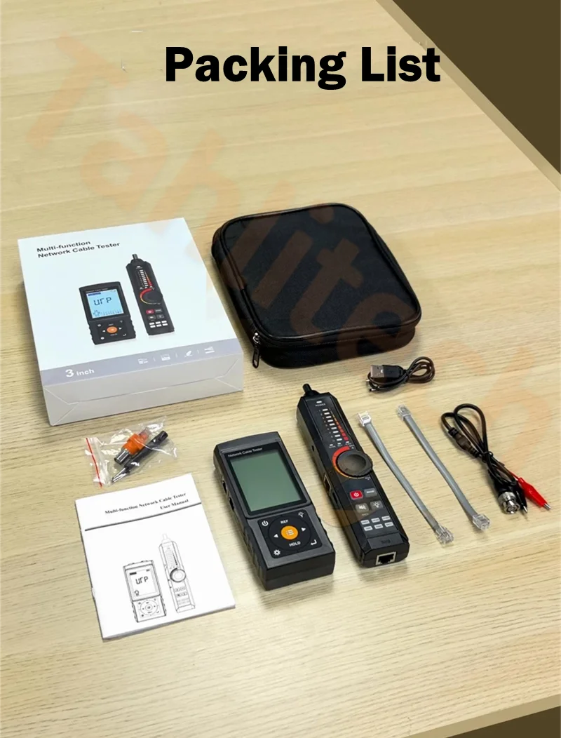 Talitech Network Cable Tester RJ45 RJ11 Cable Tracker Cable Detector Continuity Tester Network Tools Network Line Finder LT-300