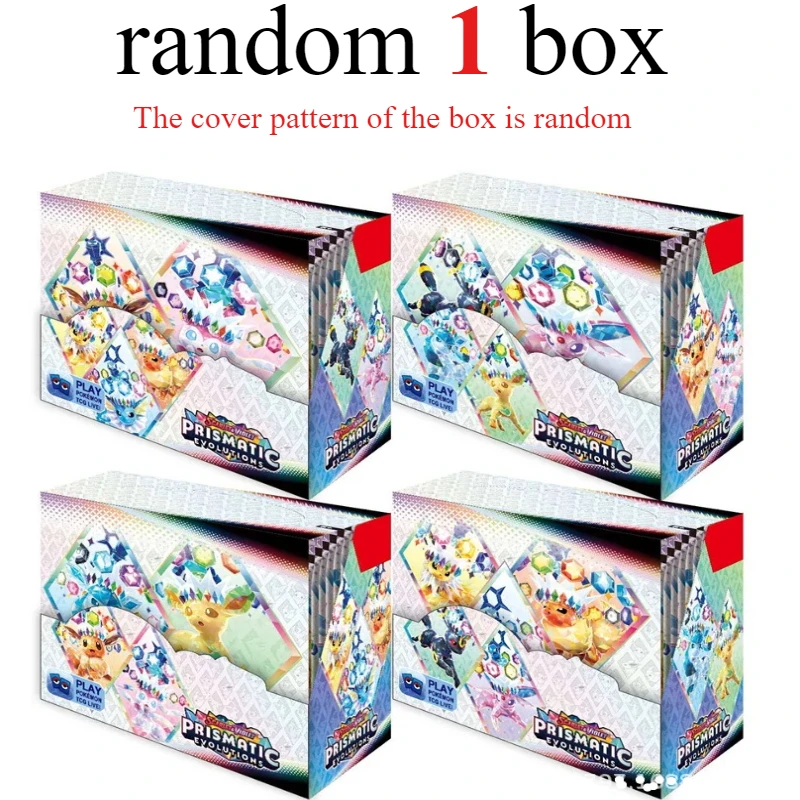360 eenheden/doos Pokémon Scarlet & Violet 151 Prism Scale Fusion Strike Engelse Booster Battle Transaction Gift Card Halloween