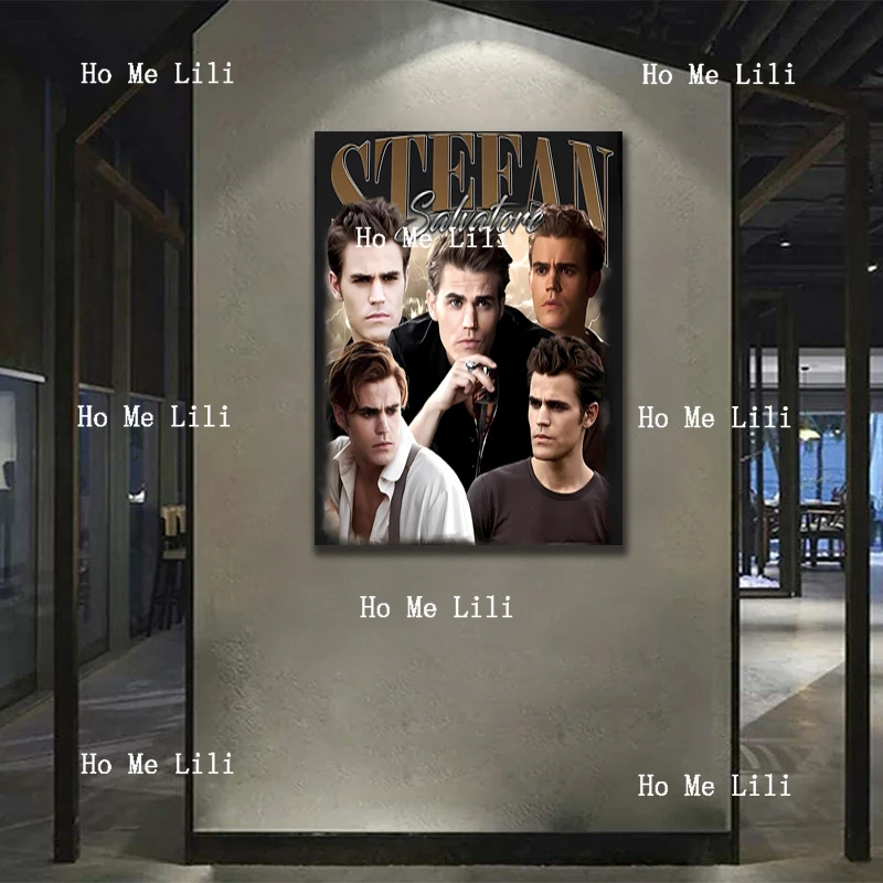 Arte de la pared de la lona del regalo limitado de Stefan Salvatore para la pintura al óleo de la decoración del salón