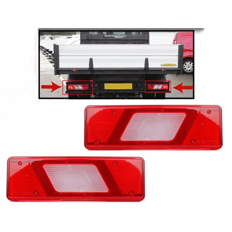 

Rear Light Lamp Lens Right Left For Ford Transit 8 Custom 2014 - Tipper Chassis Cab BK31-13292-AA BK31-13293-AA