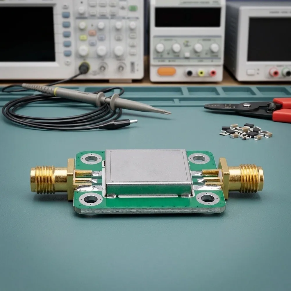RF For Amplifier Module Covering Full 5MHz to 6GHz Bandwidth with For SMA Ports and 20dB Gain for Signal Chain Enhancement