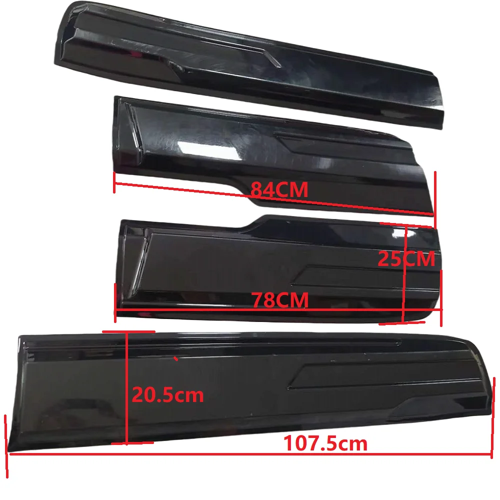 Auto Accessories Door Trims Plate Cover For Mitubishi Triton L200 2024 2025 Door Trims Plate Cover