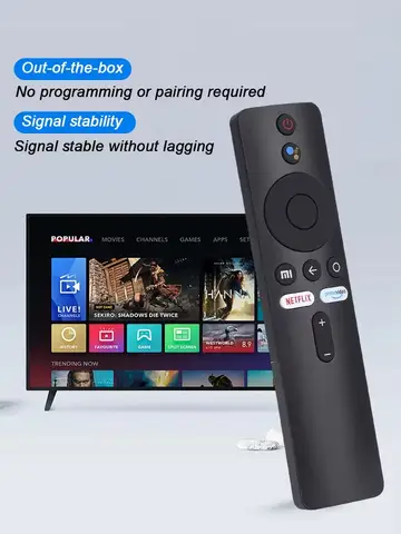 Remote for Xiaomi Mi TV stick /MI Box 4S 4K, replacement remote for Xiaomi Mi TV stick with Bluetooth and voice control