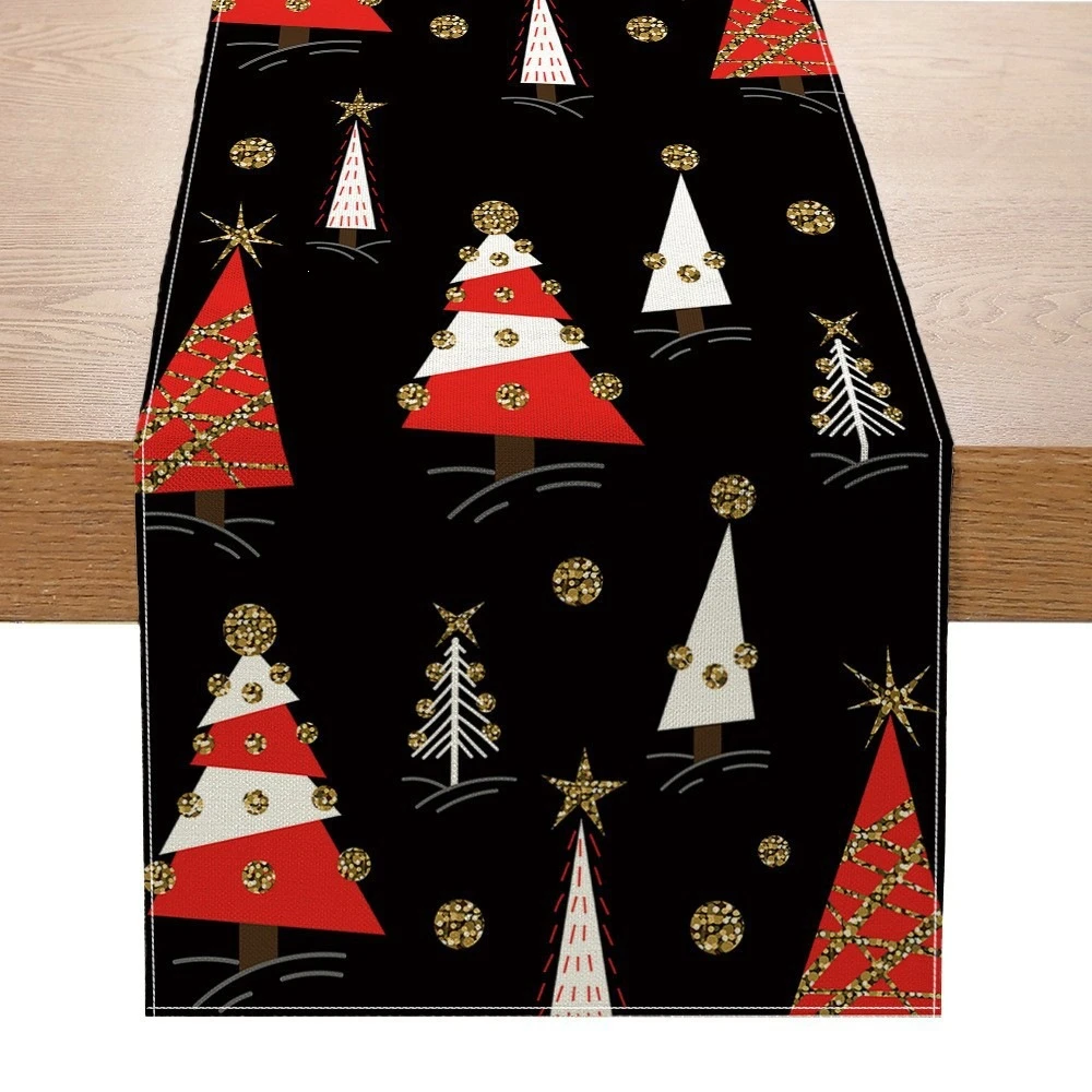 VIKAMA Snowman Gingerbread Sta - огляд і ціна Linen Table Runner