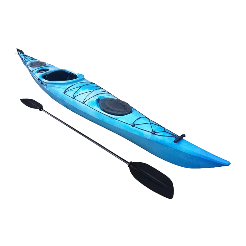 Kajak jednoosobowy do wędkowania, długość 4-5 metrów, waga kadłuba 26,3 kg (sprzedaż hurtowa)