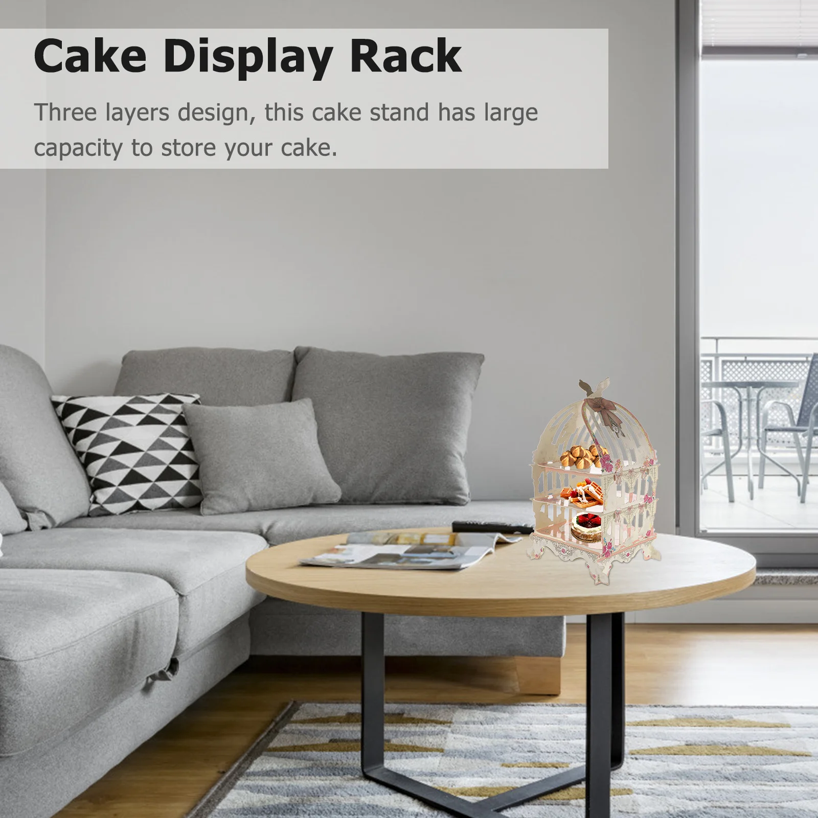 

Wedding Party Dessert Display Party Tray Rack Stand Paper Holder Birthday Cake Wedding Cake Display Rack Tray