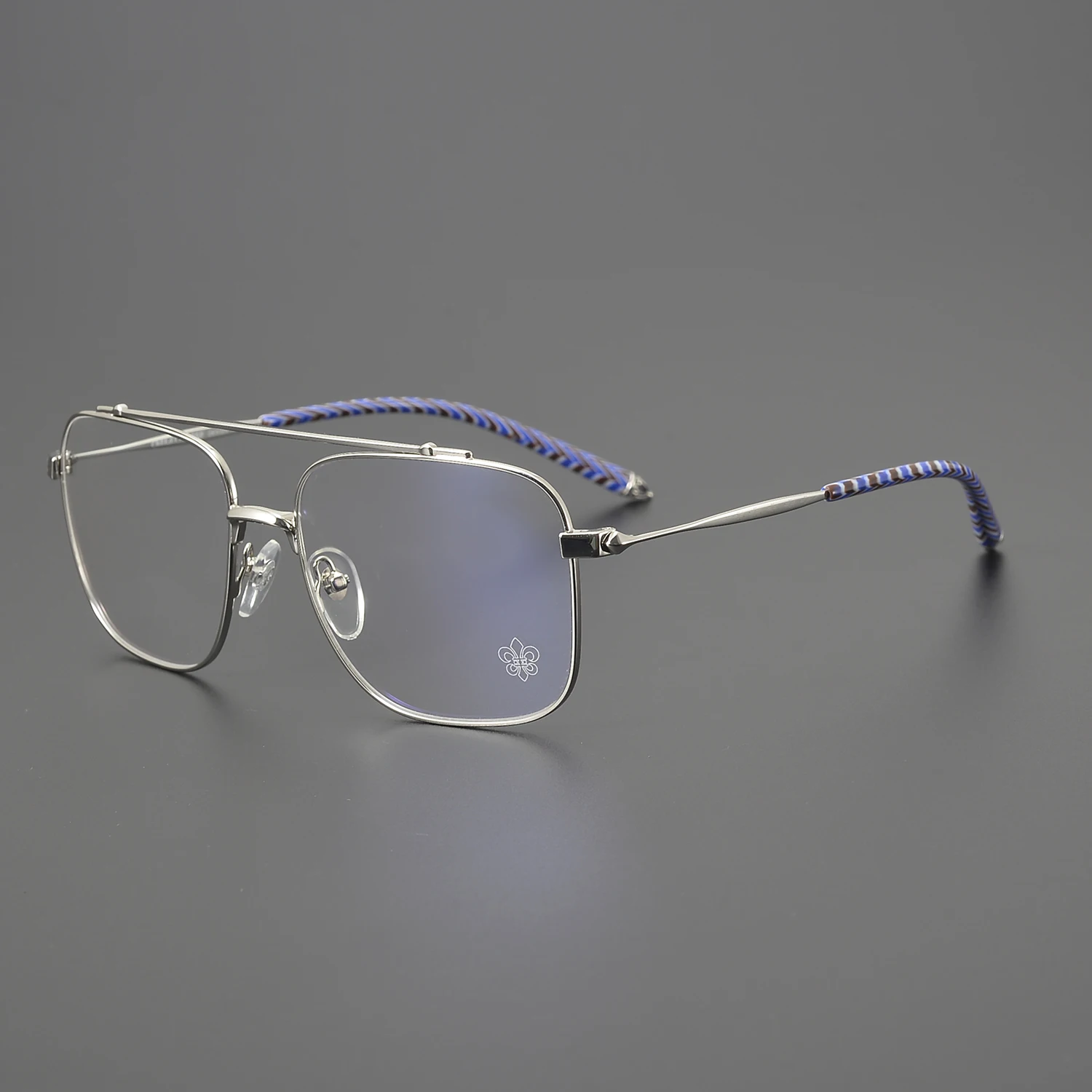 

Optical Prescription Glasses With Pure Titanium Round Frame Anti Blue Light and Anti Radiation Lenses for Both Men and Women