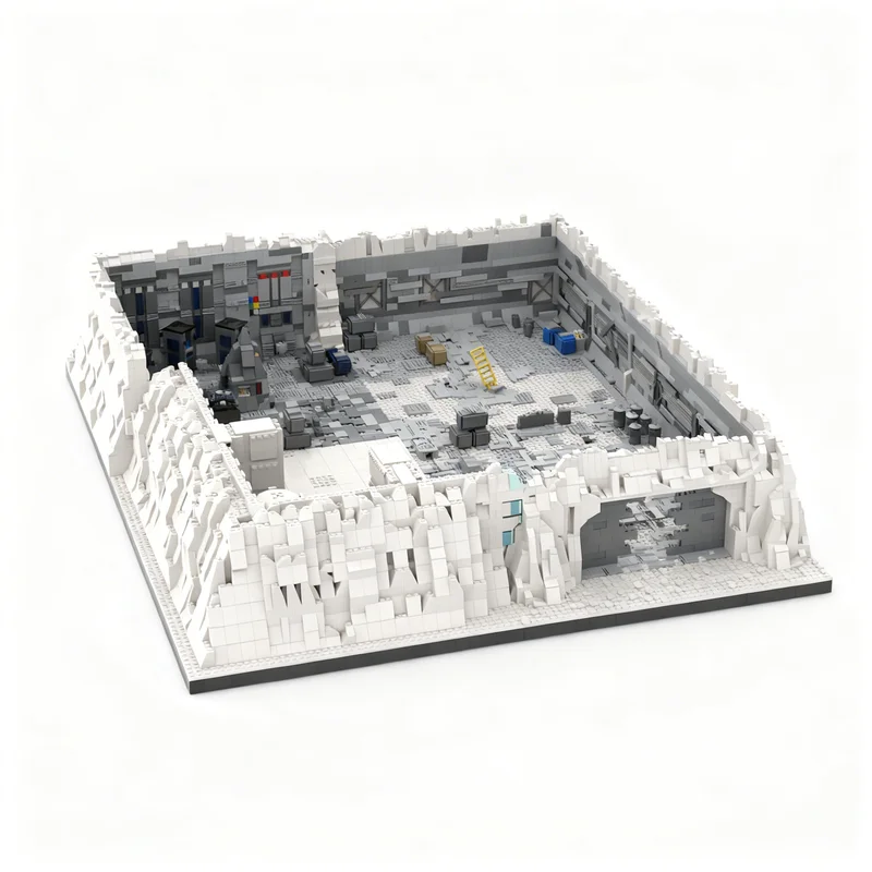 12168pcs MOC Base Echo Star Battle Model Building Blocks Construction Christmas Gifts Toys Education Assemble Idea Creative