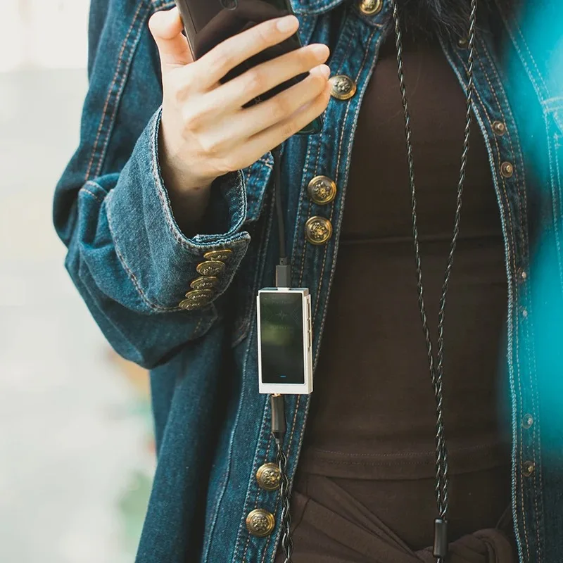 SHANLING UA6 CS43131*4 USB C DAC HIFI Portable Headphone Amplifer with 220mAh Battery DACs Hi-Res Audio DSD 512 3.5mm 4.4mm Bal