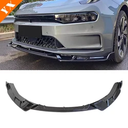 For Geely Zeekr 001 2021-2023 Accessories  Carbon Trim Car Front Shovel Front Lip Front Bumper Protector Anti Hit Garnish