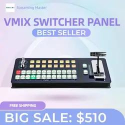 Ezolen New Director switcher Control panel 4K Virtual Studio Vmix Recording Video Switcher for Live Broadcast