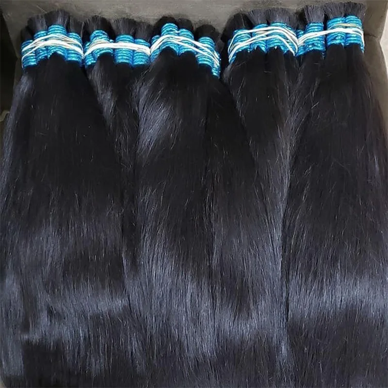 ディープウェーブカーリーバルク編み込みヘア 10A バージン 2束 100%人毛 30インチ ボヘミアンブレイズ用ナチュラルボヘミアンエクステンション