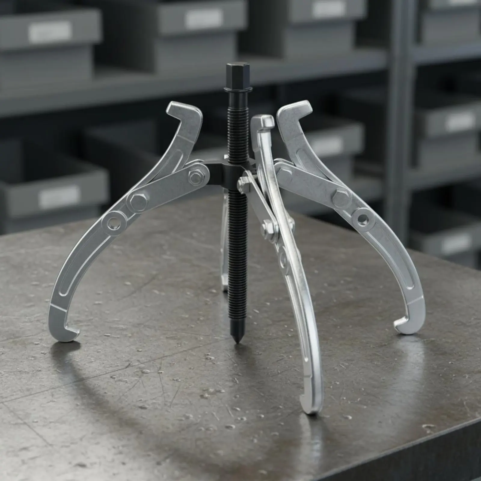 

Heavy Duty 3 Jaw Puller High Hardness 3 Jaw Puller Wear Resistant Heat Treated Steel for Garage