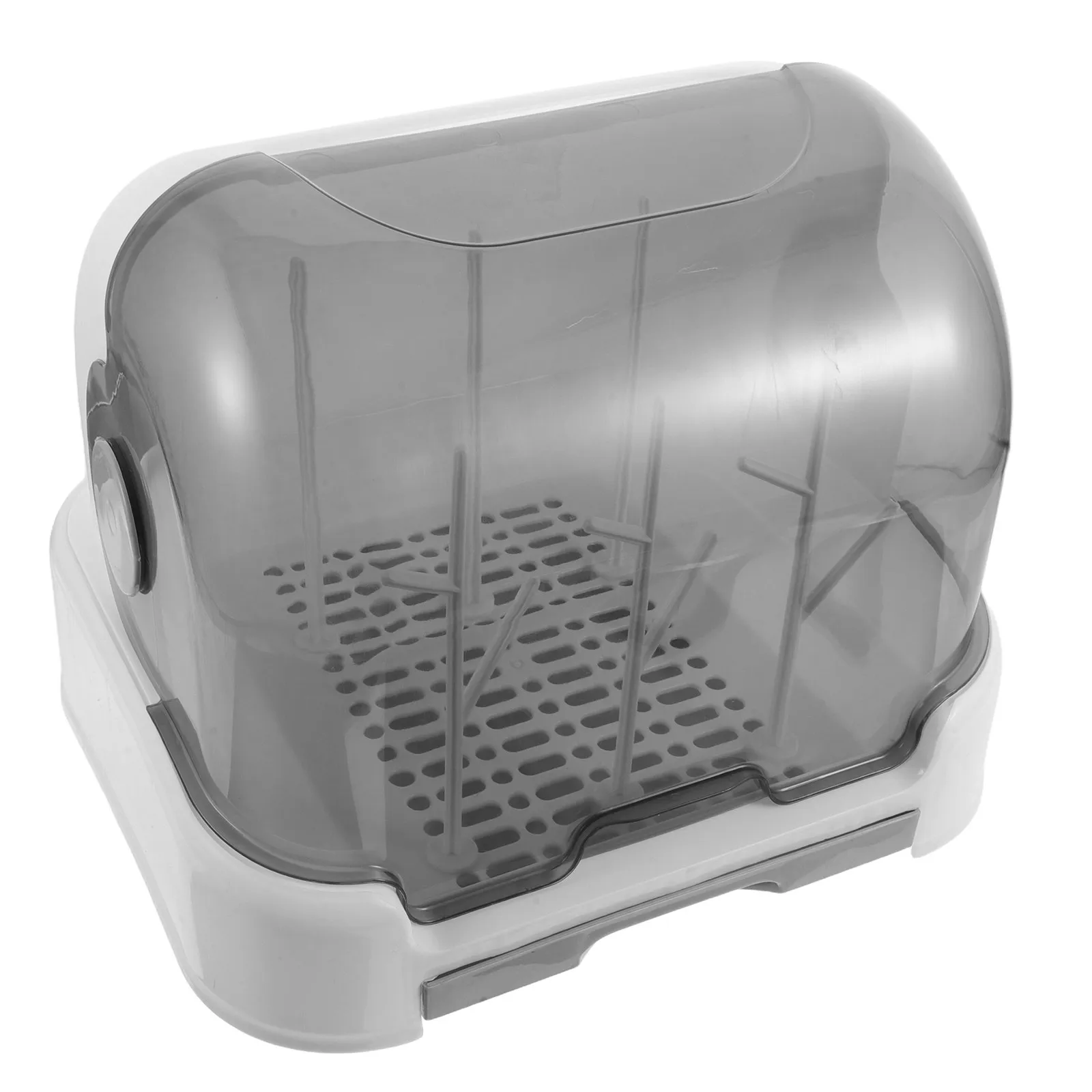 

Набор из 1 компактной пылезащитной сушилки для детских бутылочек с дренажем для детской комнаты и кухни, быстрое сушение, решение для хранения, подставка для сушки бутылочек