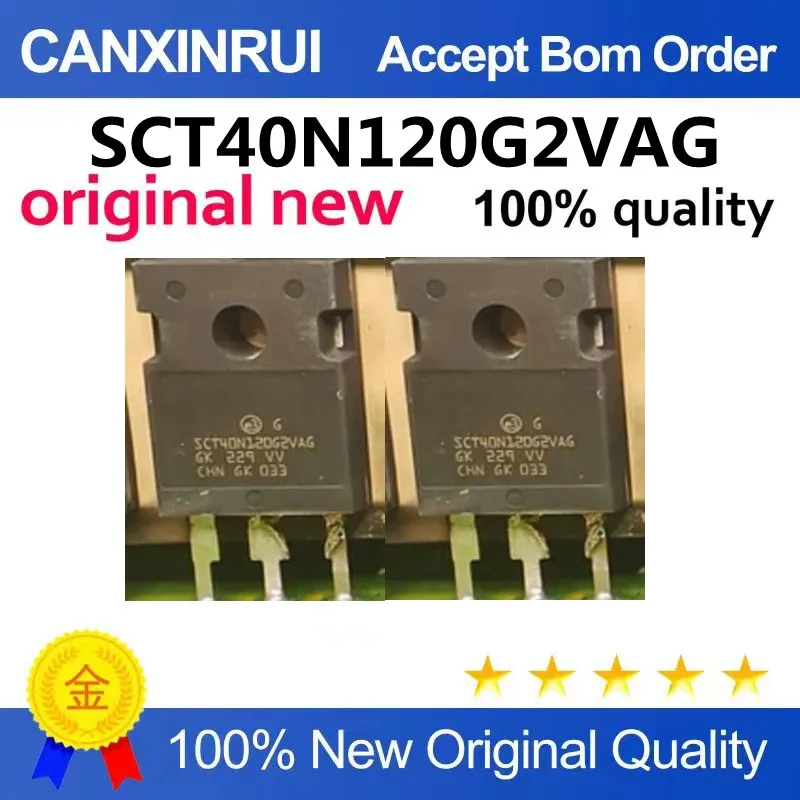 (5-100piezas)SCT40N120G2VAG High-efficiency new energy charging airport effect transistors
