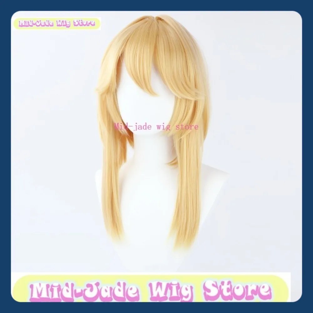 Peruka Mid-jade Wig Store Guilty Gear Bridget Cosplay Anime Gra Role Playing Halloween Party Kostium Rekwizyty Syntetyczne Włosy