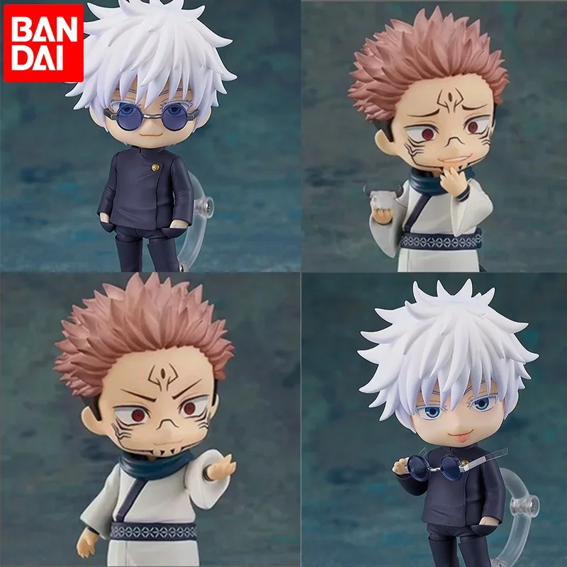 Bandai argila homem anime figura jujutsu kaisen satoru gojo suguru itadori yuji figura de ação ornamento de mesa modelo decoração brinquedos