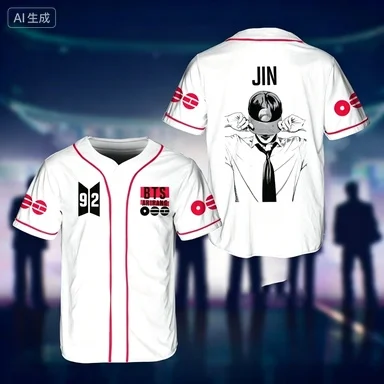2026 Sommer Herren Team-Mitglied Koreanische Welle K-POP Fans Support Tour Konzert Sänger Sport Freizeit Atmungsaktives Schnelltrocknendes T-Shirt – Detail 6
