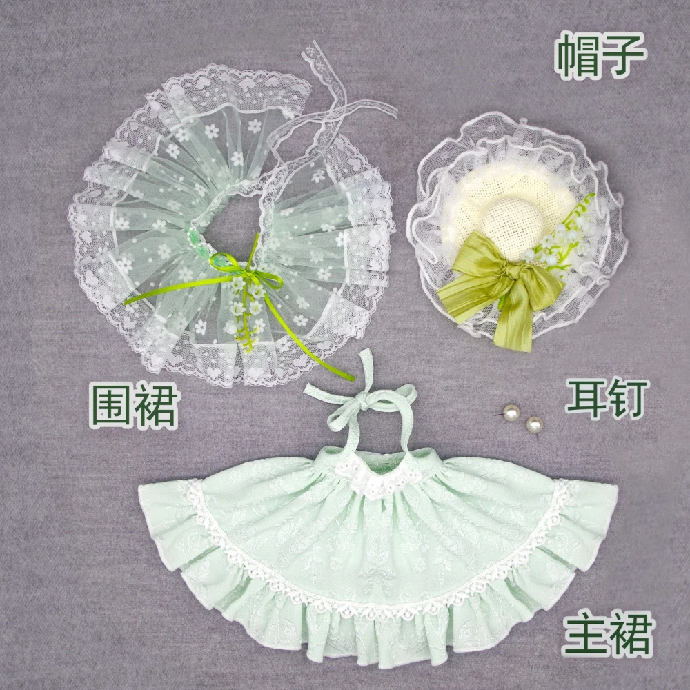 Lilyan series dresses, 20cm cotton doll clothes, complete set of doll clothes and dresses view 2