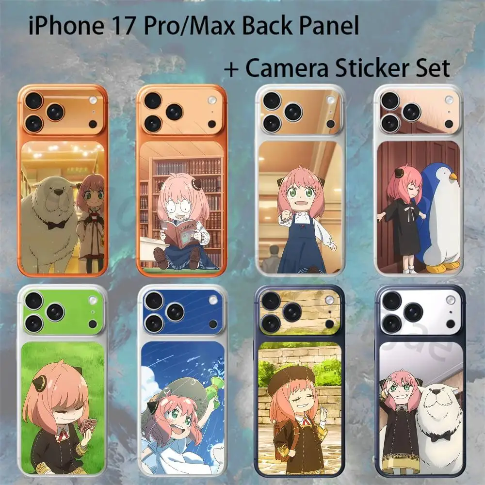 

Защитная пленка-наклейка S-Spy Family для задней крышки iPhone 17 Pro/Pro Max с наклейкой-деколем для камеры