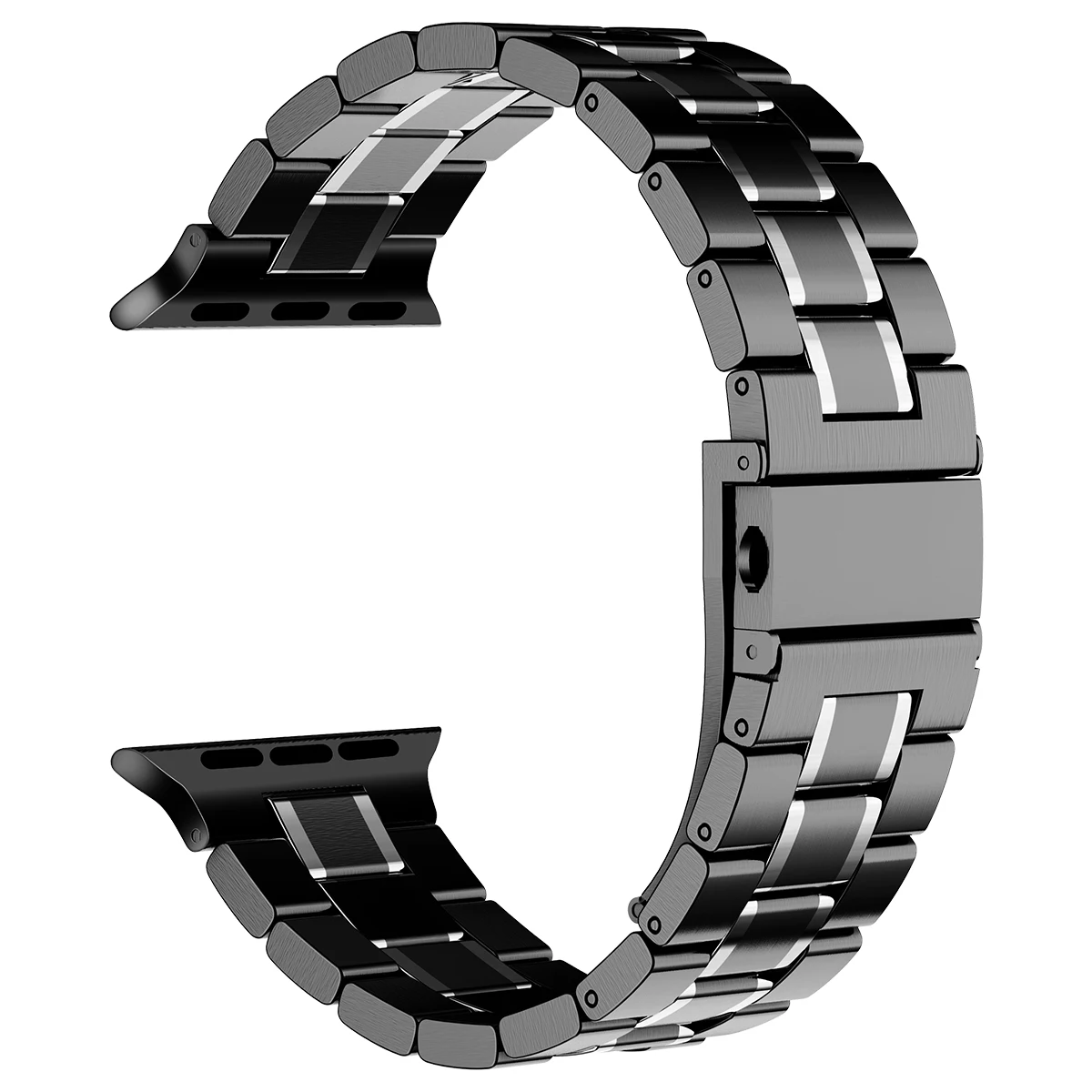 Link Bracelet Strap for Apple Watch band 45mm 41mm 42mm 38mm 44mm 40mm Stainless Steel Iwatch Series 7 6 5 4 3 aple Accessories