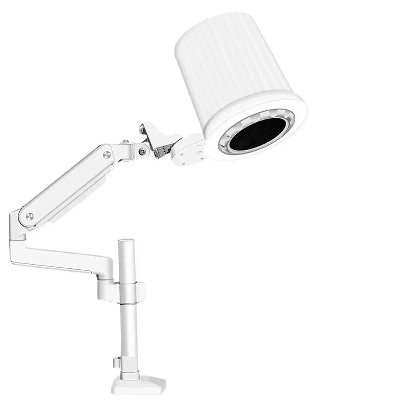Nail Lighting Vacuum Cleaner Clip Cantilever Bracket Accessories Metal Base Dust Absorber