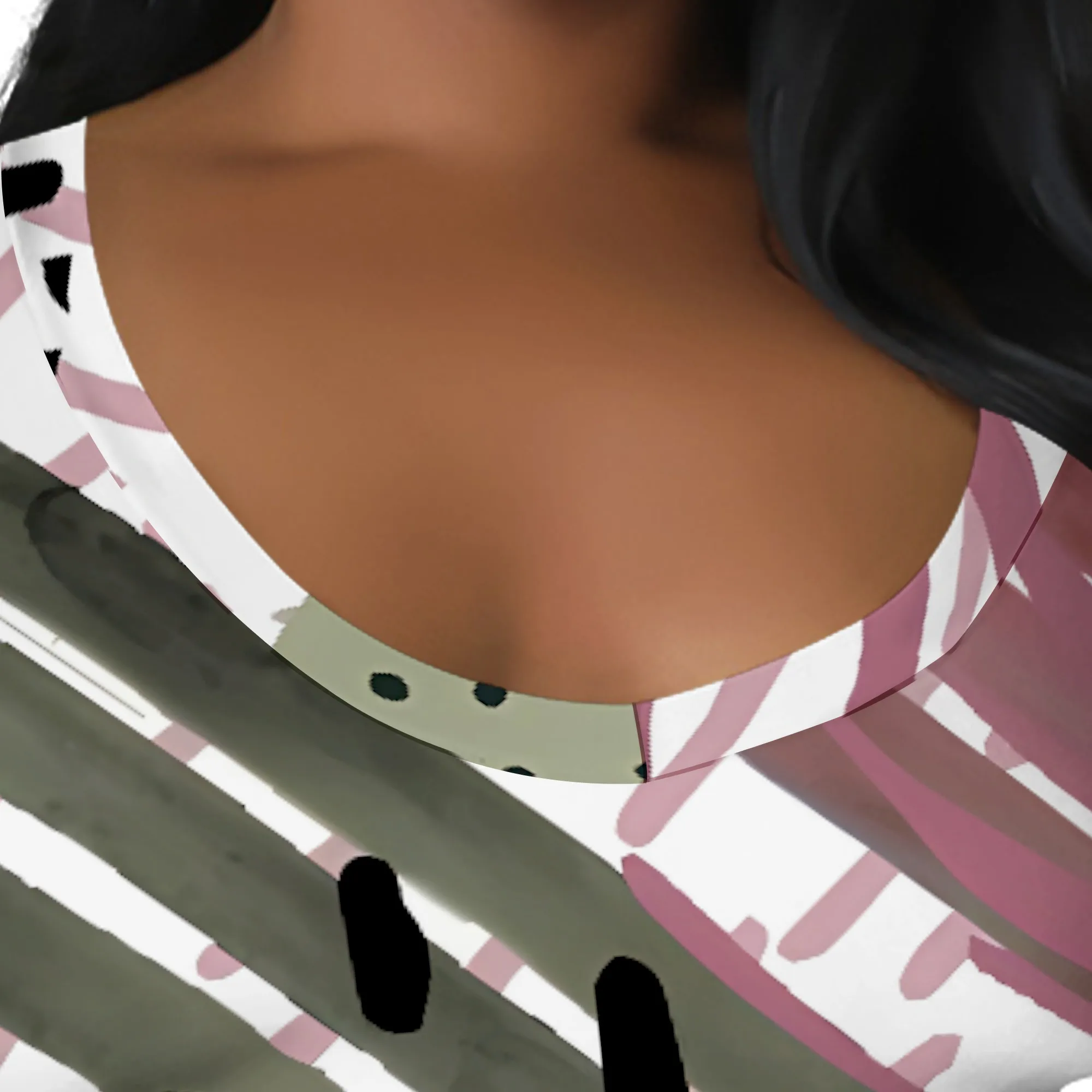 Colorful Artistic Doodle Bodycon Maxi Dress Women’s Short Sleeve Casual Abstract Print Fashion