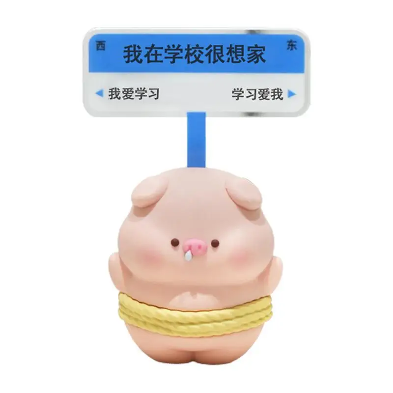 Cute Dash Car Decor Sweaty Design Cute Car Capybara Ornament Text Sign Design Resin Sheep Pig Green Frog Decor For Mood Helper