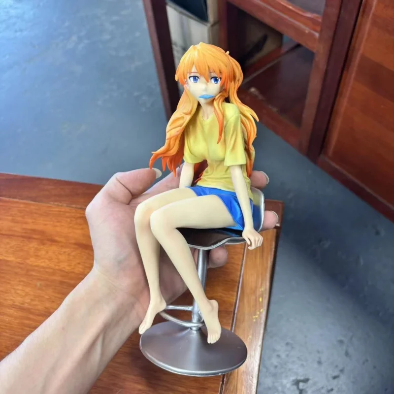 

Новая аниме-фигурка Аска, модель сидячей осанки, декор для рабочего стола, статуя Gk, куклы, фигурки, коллекционная игрушка в подарок