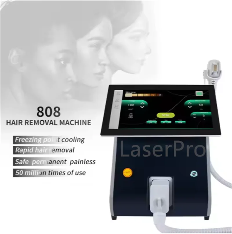 2025 Popular 808nm 755nm 1064nm Triple Wavelength Diode Laser Hair Removal Machine New Safe Noninvasive for Hair Removal Machine