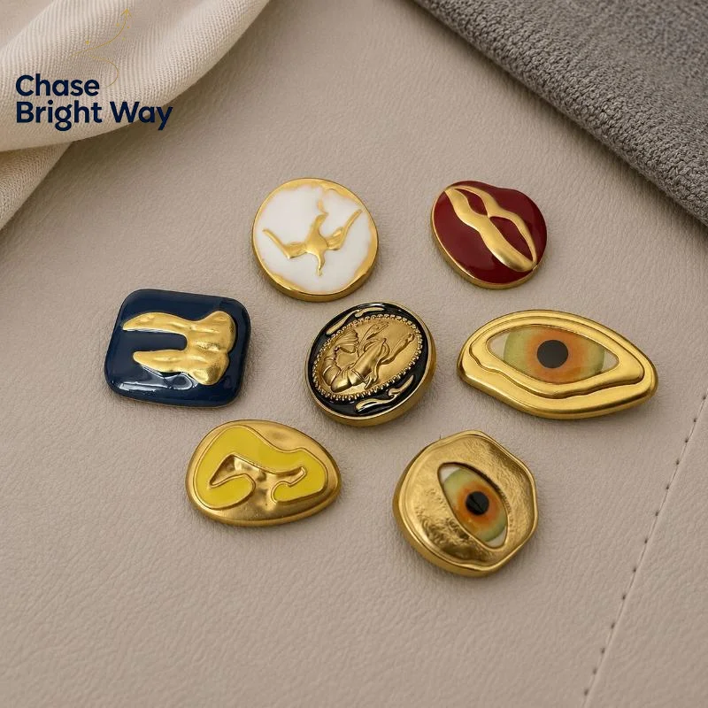 Eco Friendly Eye Shaped Buttons Irregular Non-Toxic Decorative Sewing Supplies for Sweaters Kids Garment DIY