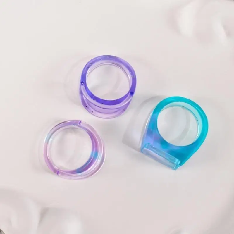  Flexible Jewelry Making Silicone Molds Trio Rings Mold for Epoxy Resin Artisans