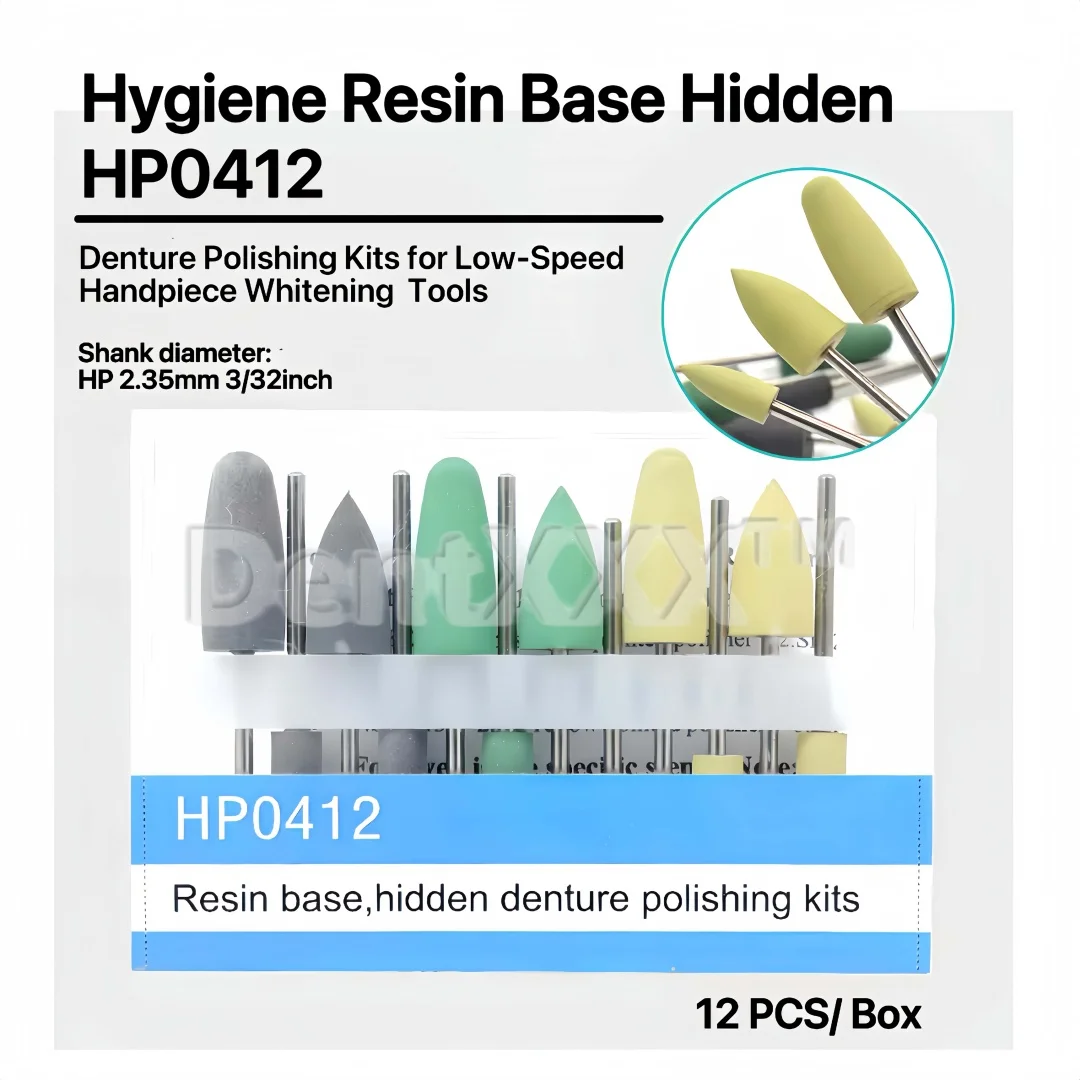 Hp0412 12-teiliges Set Harz-Poliersets für Niedriggeschwindigkeitswerkzeuge, Hp-Typ Schaftdurchmesser 2,35 mm – Detail 2