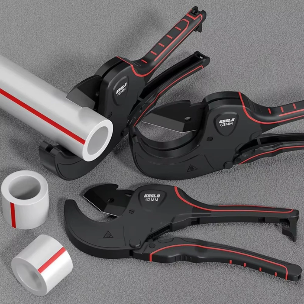 Pipe Cutter Ratchet - High Quality SK5 Blade Plumbing Scissors