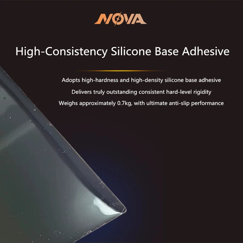 NOVA Taurus Fine Surface Neutral Gaming Mouse Pad Ultra-fine Fluff-free Polyester Quick Start Stable Stop Non-slip Silicone Base