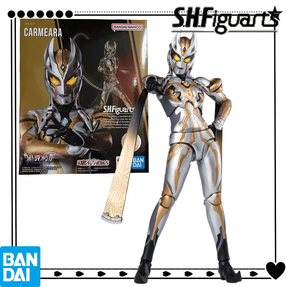 100% Authentic In Stock Bandai S.H.Figuarts Ultraman Trigger Carmeara & True Ultraman Trigger Anime Action Figure Collection