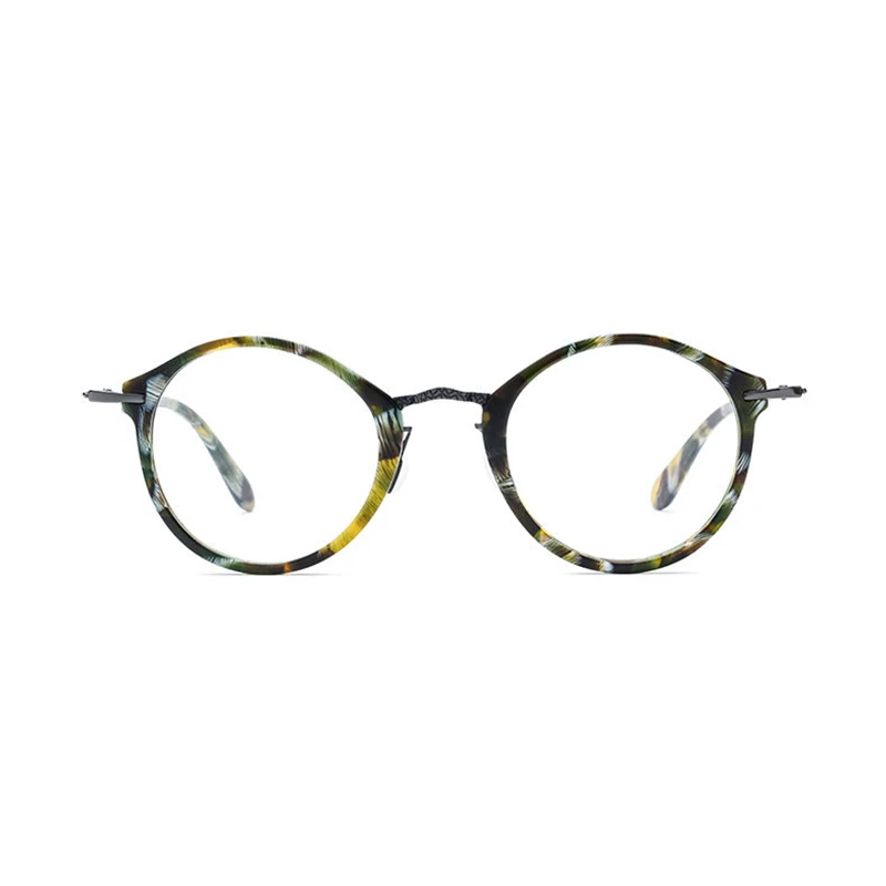 

Belight Optical Germany Screwless Design Acetate with Titanium Prescription Men Women Eyeglasses Spectacle Frame Eyewear 1852