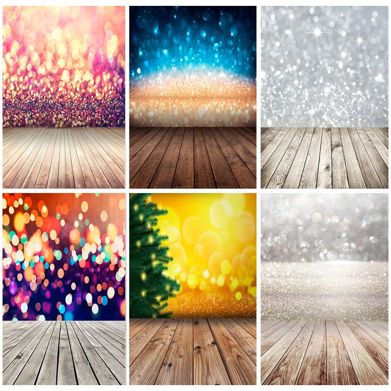 

Vinyl Abstract Bokeh Photography Backdrops Props Glitter Facula Wall And Floor Photo Studio Background 21415 LLX-1021