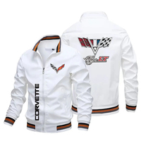 2025 Autumn/Winter men's new jacket Motorcycle logo fashion slim-fit motorcycle jacket High quality brand men's cycling wear