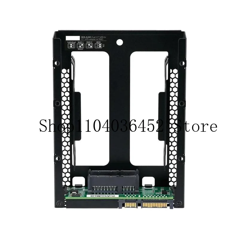 New Original QDA-A2AR For QNAP 3.5 Inch SATA to Dual 2.5 Inch SATA Drive Adapter Support RAID Fast Ship