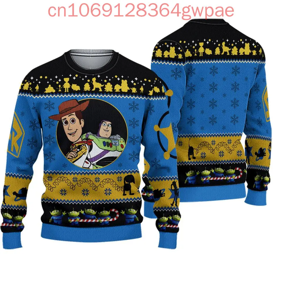 Toy Story Buzz Lightyear Ugly Sweater Men's Women's 3d Sweater Tops Disney Ugly Christmas Sweater Xmas Gifts Christmas Sweater