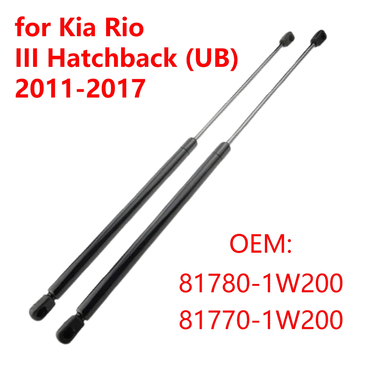 Car Rear Boot Trunk Tailgate Gas Strut Damper Support Shock Bar 817801W200 for Kia Rio III Hatchback (UB) 2011-2017