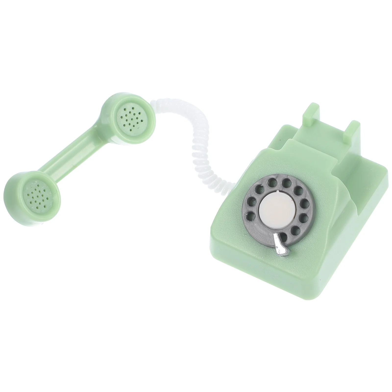 Retro Miniature Telephone Mini Vintage Telephone Model house Furniture Accessories