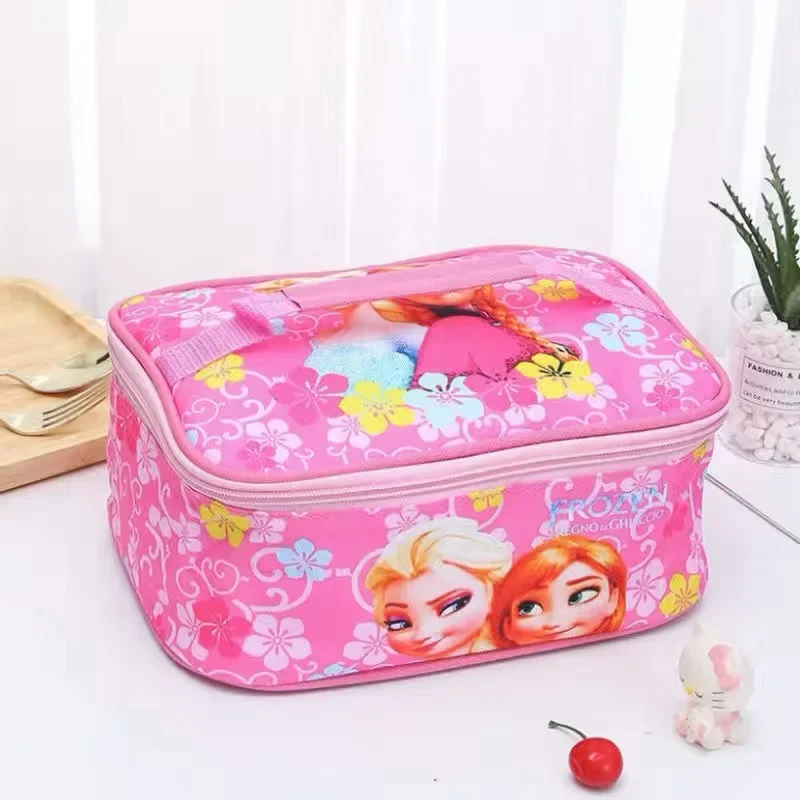 Disney congelado armazenamento bagozen elsa cartoon spiderman carros ponto bonito lancheira saco congelado churrasco bolsa sacola ao ar livre