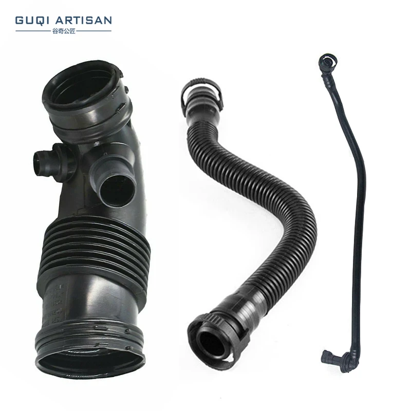 

Air Duct Filtered Pipe Air Intake Hose With Steel Ring 11157608144 11157614690 13717597586 For BMW F20 F21 F30