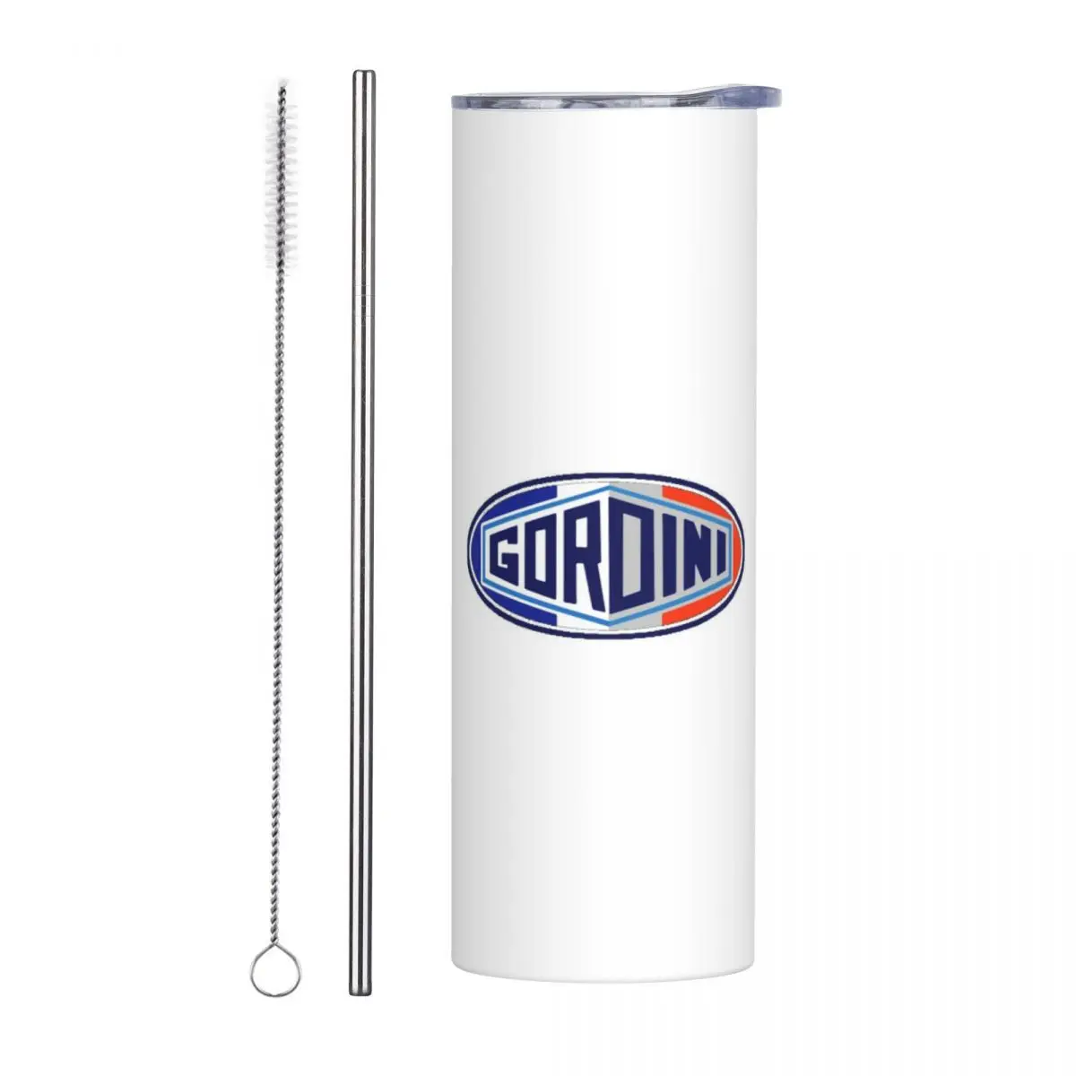 

Vintage Gordini Stainless Steel Tumbler Vacuum Insulated Mug Thermal Cold Bottle Straws With Lid 20oz