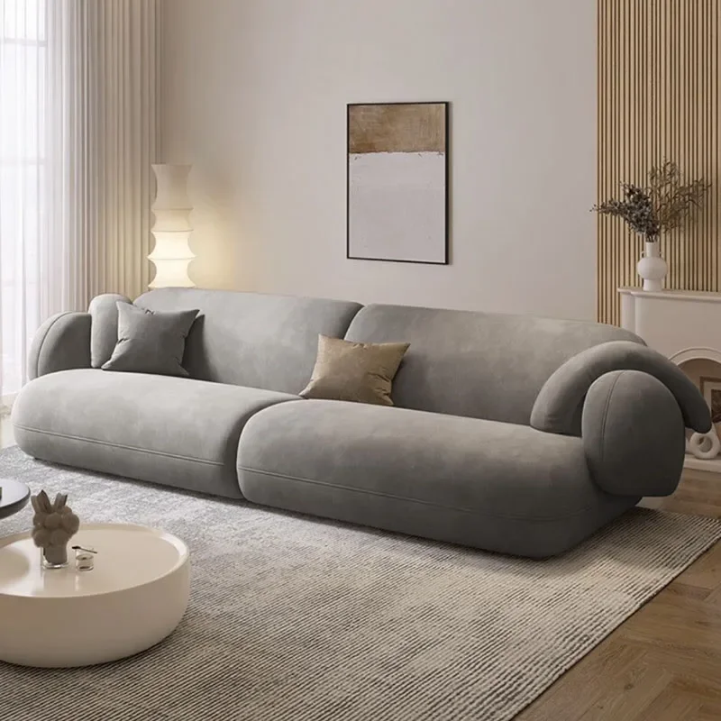 Salon nowoczesna sofa narożna Italiano Nordic Nordic leniwe pufy kanapa salon sypialnia projektant Divano Letto dom umeblowanie DWH